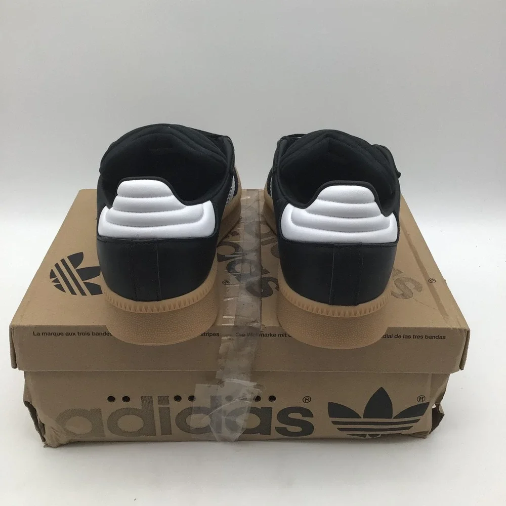Adidas Samba XLG Mens Size 8.5 Black White Gum Platform Sneakers IE1379 NEW‎